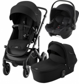 Britax Romer Коляска 3-в-1 Smile 5Z с автокреслом Baby-Safe Core (Classic Space Black | Space Black)
