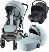 Britax Romer Коляска 3-в-1 Smile 5Z с автокреслом Baby-Safe Core (Stule Harbor Blue | Midnight Grey)