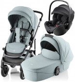 Britax Romer Коляска 3-в-1 Smile 5Z с автокреслом Baby-Safe Pro (STYLE Harbor Blue | Deep Black)